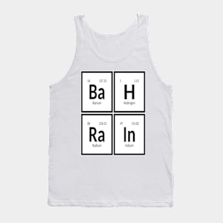 Bahrain Table of Elements Tank Top